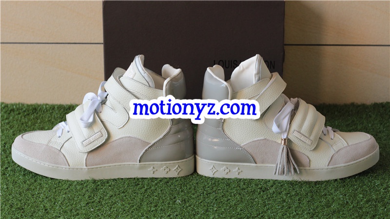 Brand Sneaker High Top Cream White